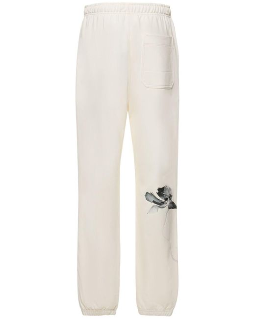 Pantalon en tissu éponge gfx Y-3 en coloris White