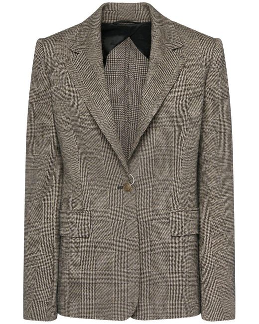 Max Mara Muschio ウールブレンドブレザー Brown
