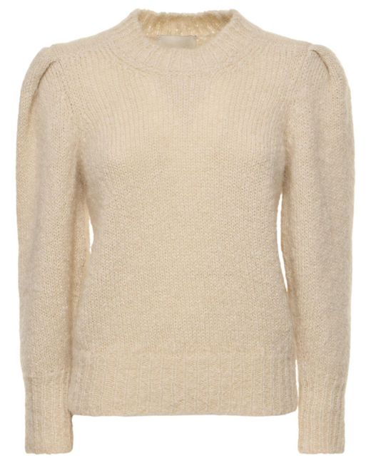 Isabel Marant Natural Sweater Aus Mohairmischung "emma"