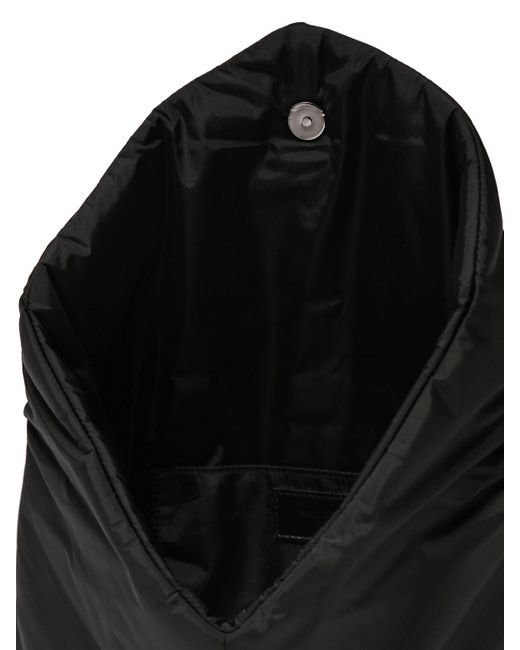 Grande pochette en cuir à monogramme ysl Saint Laurent pour homme en coloris Black