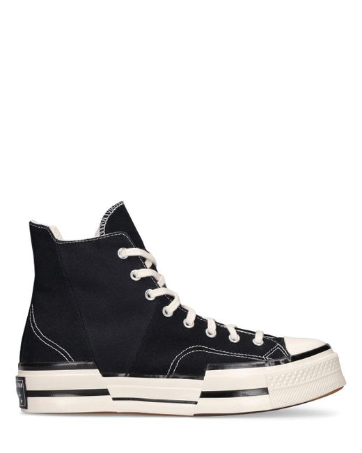 Converse Blue Chuck 70 Plus Distorted High Sneakers for men