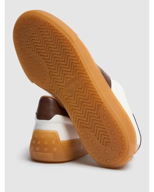 メンズ Tod's スエード&レザースニーカー Brown
