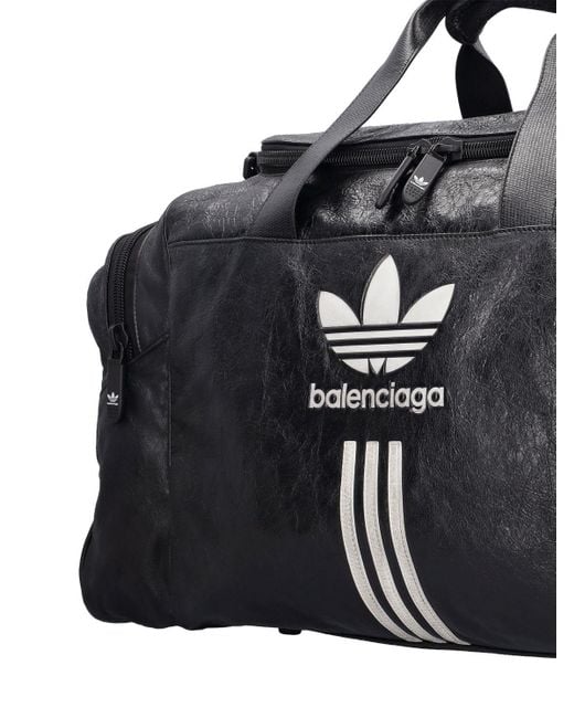 Balenciaga Black Adidas Gym Bag for men