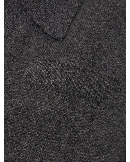 THE GARMENT Black Piemonte Cropped Cashmere Top