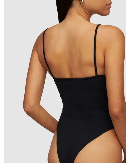 Live The Process Black Vega Bodysuit