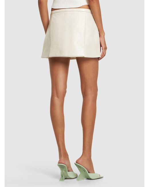 Vinyl skirt white cheap