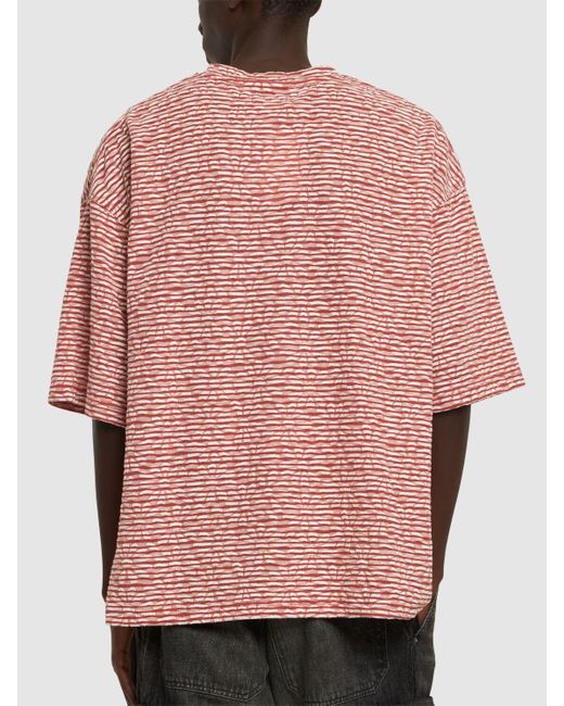 Honor The Gift Pink A-spring Stripe Boxy T-shirt for men