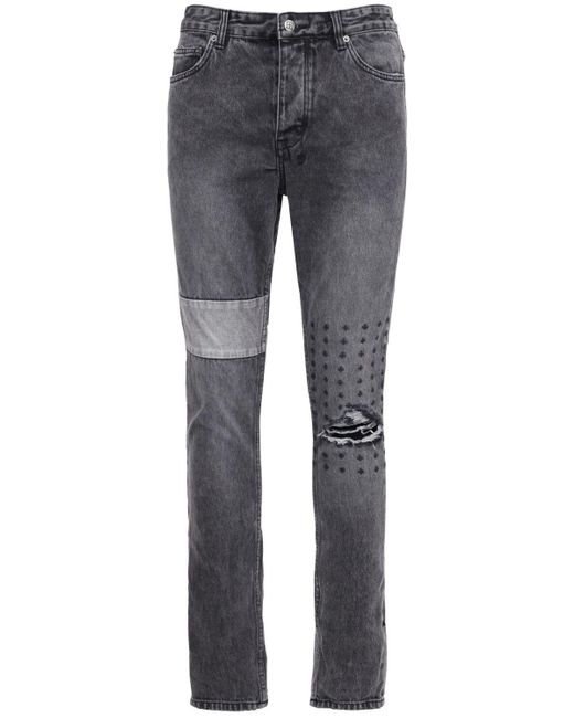 Ksubi Gray Chitch Dynamo Slim Fit Denim Jeans for men