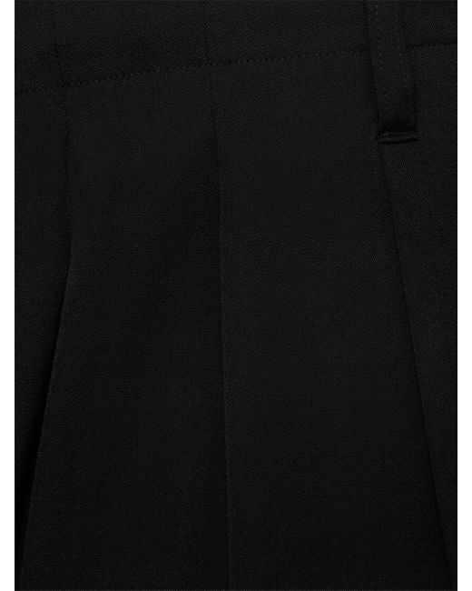 Yohji Yamamoto Herren Standard-Hose Aus Wolle in Black für Herren