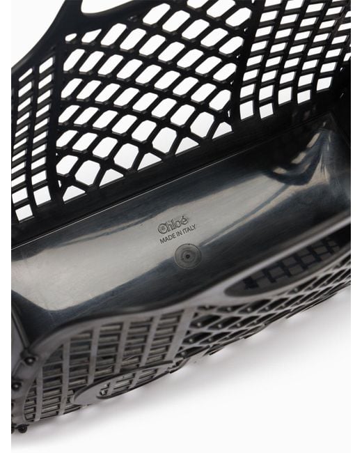 Chloé Black Donna Cage Top Handle Bag