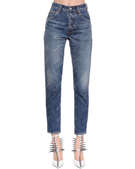 Balenciaga Jeans In Denim Lavato in Blue | Lyst