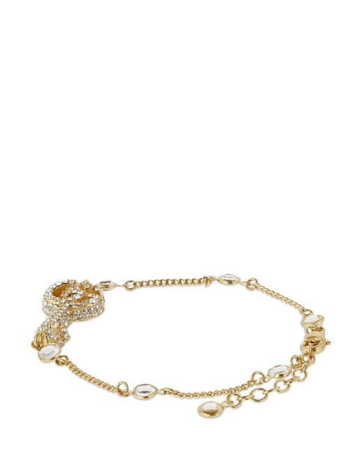 Gucci Double G Key Bracelet W/ Crystals | Lyst