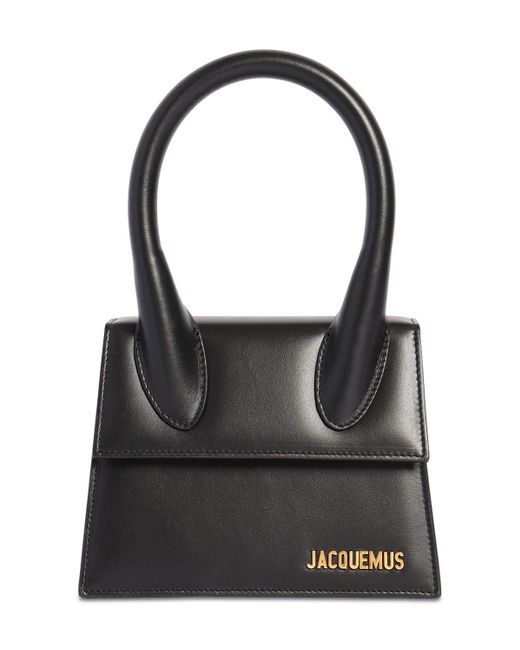 Borsa Le Chiquito Moyen In Pelle di Jacquemus in Black