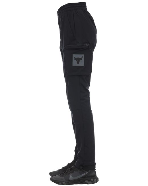 Pantalon Cargo "Project Rock" Under Armour pour homme en coloris Black