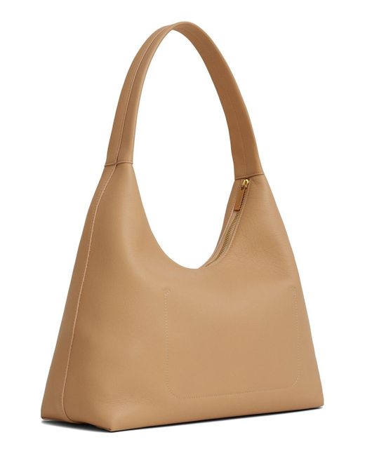 The Rita Leather Hobo in tan