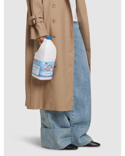 【Moschino】ブリーチアイテムバッグ レザークラッチバッグ Moschino Bleach Item Bag レザークラッチバッグ ホワイト | Lyst