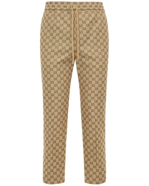 Gucci GG Print Drawstring Trousers for Men | Lyst UK