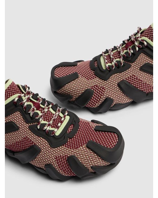 Bottega Veneta Brown Flex Technical Knit Sneakers for men