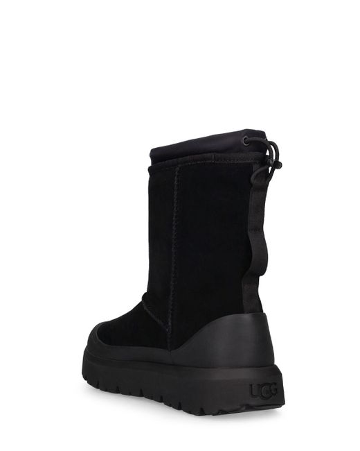 Ugg Black Classic Short Weather Hybrid Boots for men