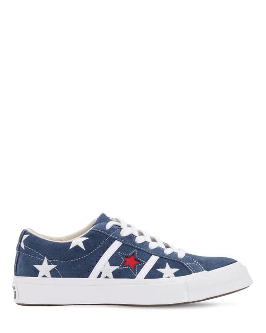 Converse Suede One Star Academy Archive Remixed Sneaker in Navy (Blue) -  Save 39% - Lyst
