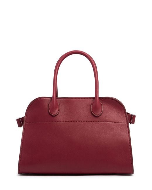 The Row Soft Margaux 10 サドルレザーバッグ レッド | Lyst The Row Soft Margaux 10 サドルレザーバッグ レッド | Lyst