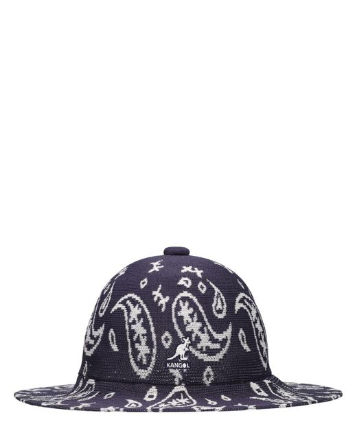 Kangol Paisley Wide Brim Casual Cap in 