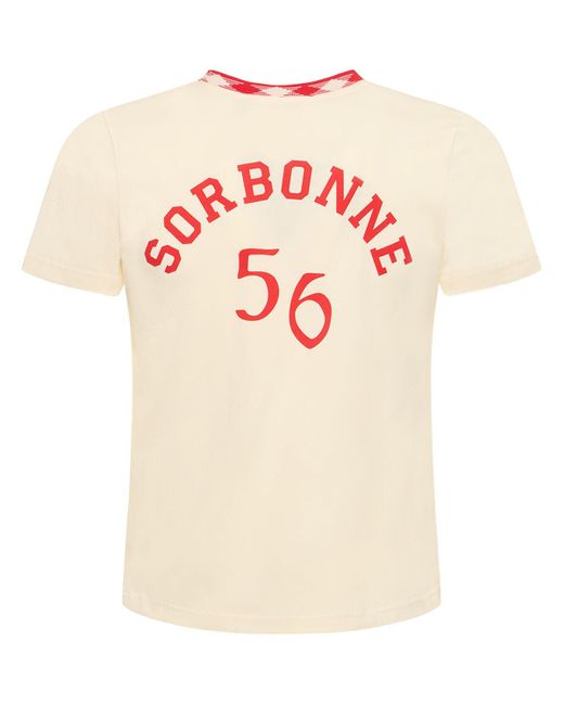 T-shirt à logo original Wales Bonner pour homme en coloris White