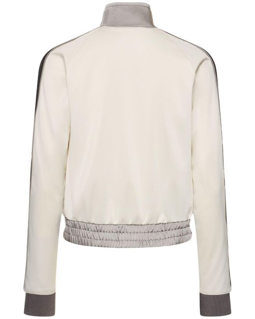DIESEL White Glorious Zip Sweatshirt