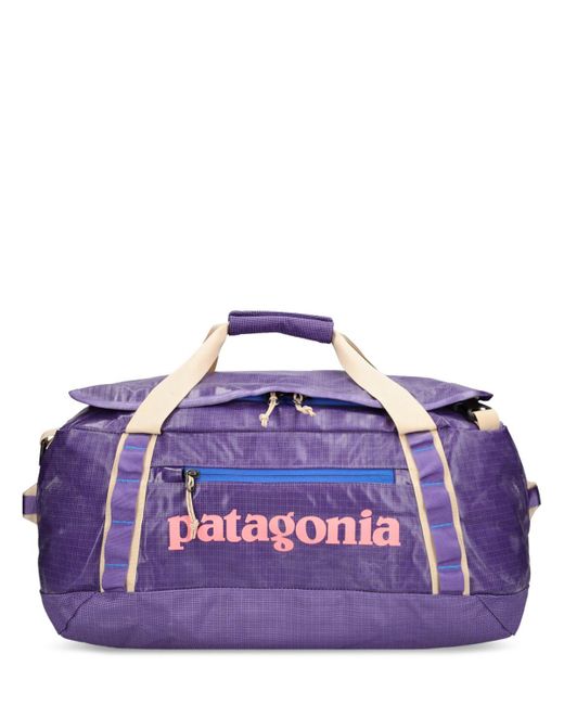 Patagonia Purple 40l Black Hole Nylon Duffle Bag for men