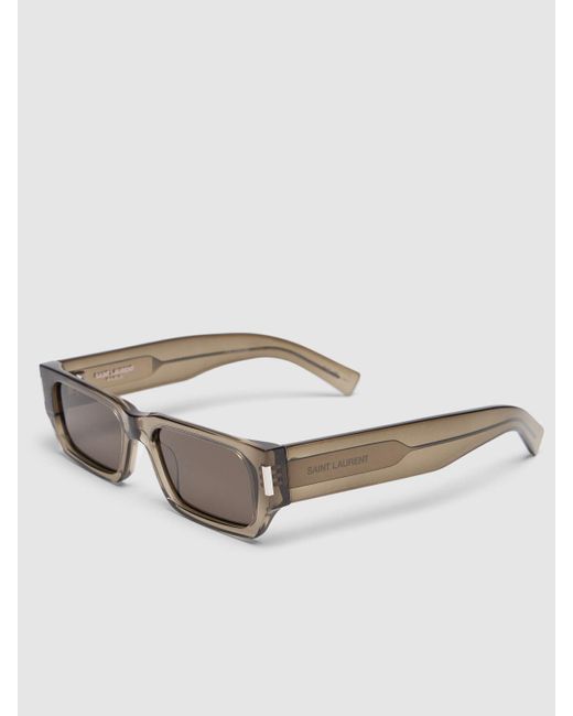 Saint Laurent Gray Sl 660 Acetate Sunglasses for men