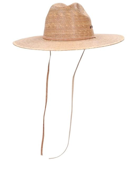 Sombrero de palma Lack of Color de color White