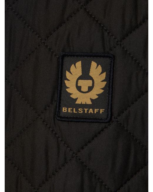 Gilet icon in nylon trapuntato di Belstaff in Black da Uomo