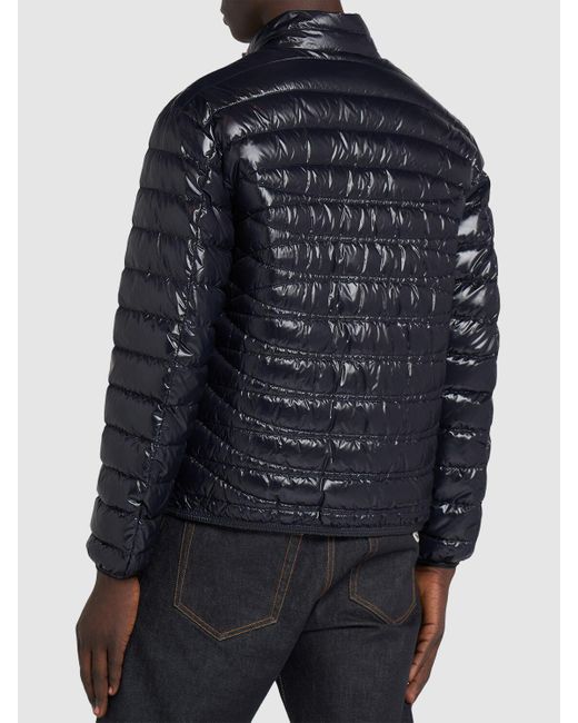 メンズ Moncler Leveche ナイロンダウンジャケット Blue