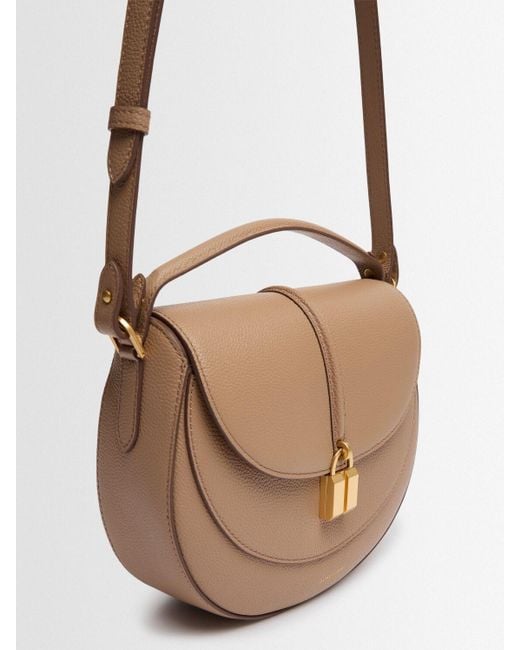 DeMellier London The Vancouver Saddle グレインレザーバッグ