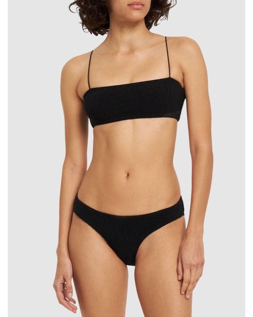 Totême  Black Gesmokter Bikinislip