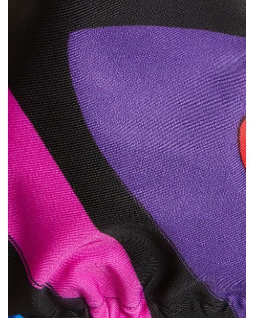 Top triangular de bikini Emilio Pucci de color Multicolor