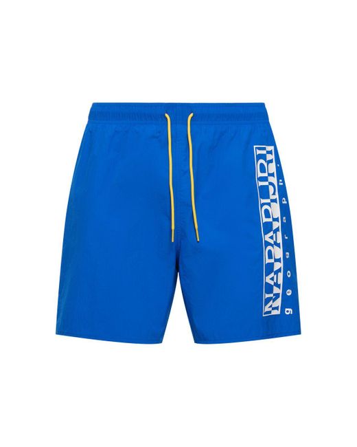 Napapijri Blue V-box 1 Tech Swim Shorts for men