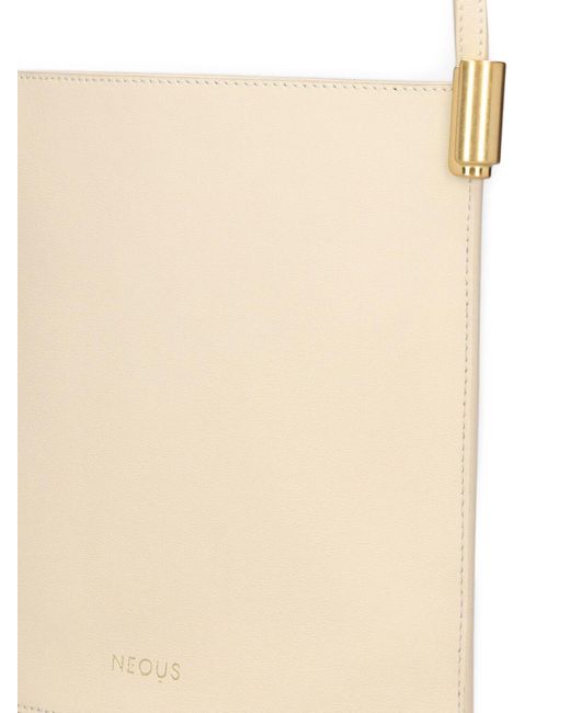 Neous White Dorado 1.0 Leather Shoulder Bag
