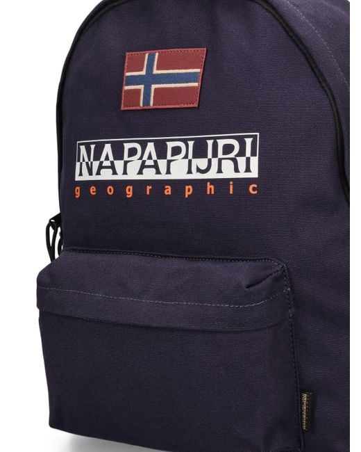 Napapijri Blue Hering Cotton Backpack for men