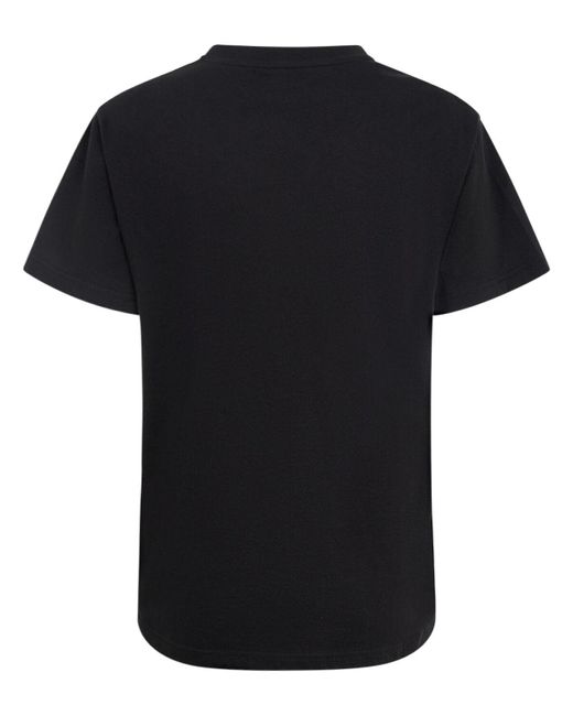 Chloé Black Cotton Jersey Logo T-shirt