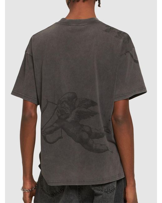 Represent T-shirt Aus Baumwolle Mit Logo in Gray für Herren