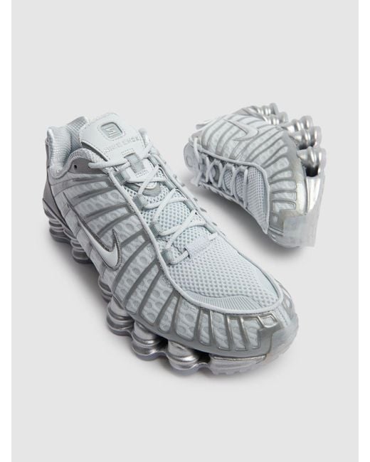 Nike White Donna Shox Tl Sneakers Pure Platinum