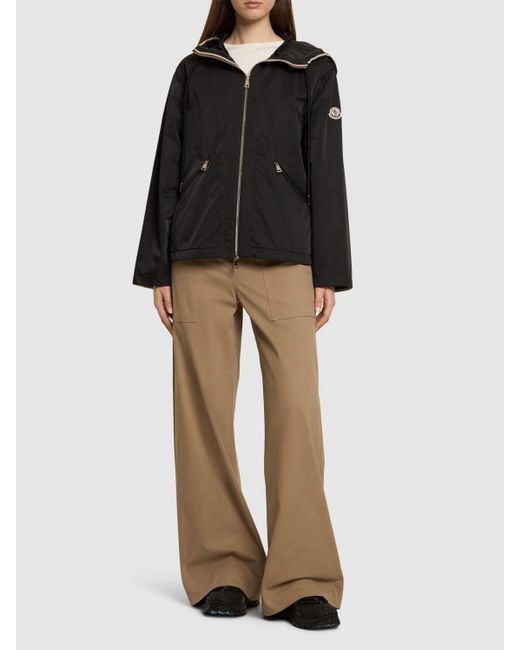 Moncler Cassiopea フーデッドテックジャケット Black