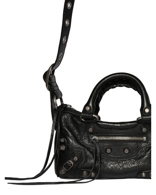 Balenciaga Mini Le Cagole レザーダッフルバッグ ブラック | Lyst