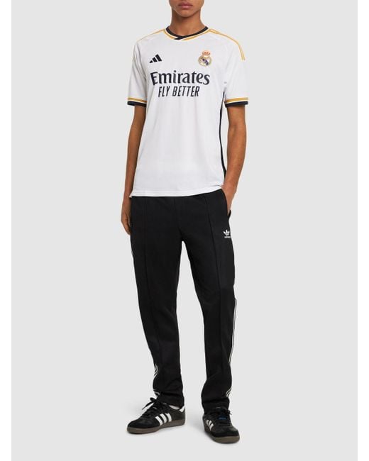 Adidas Originals White Real Madrid 2023/24 Authentic Jersey for men