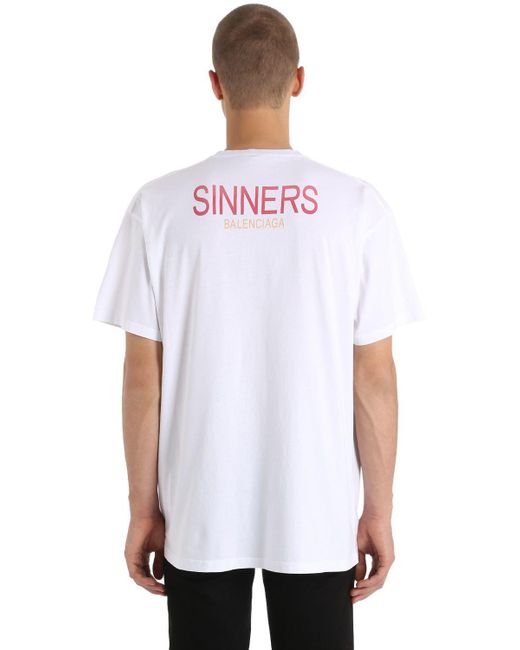 超歓迎された】 tシャツ sinners balenciaga - Tシャツ/カットソー 