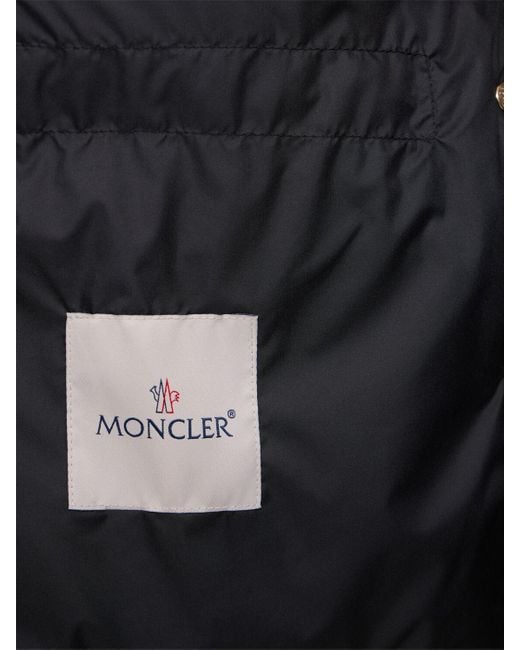 Moncler Black Echione Tech Short Down Jacket