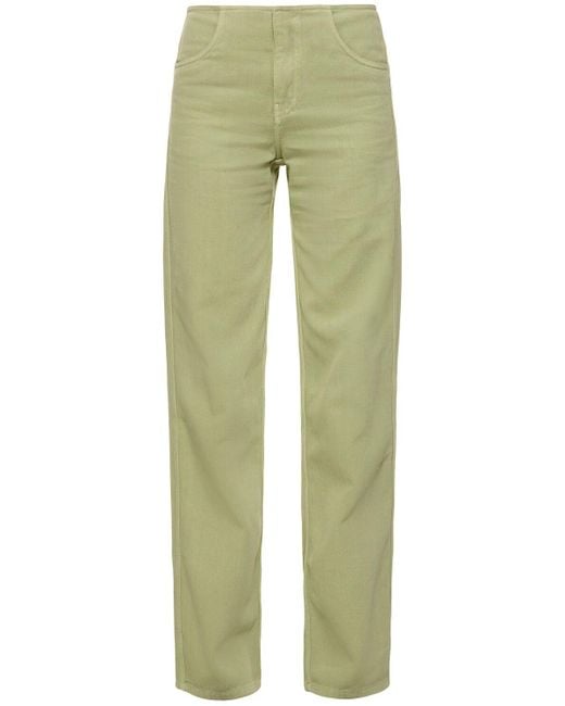 Jeans de denim de algodón Christopher Esber de color Green