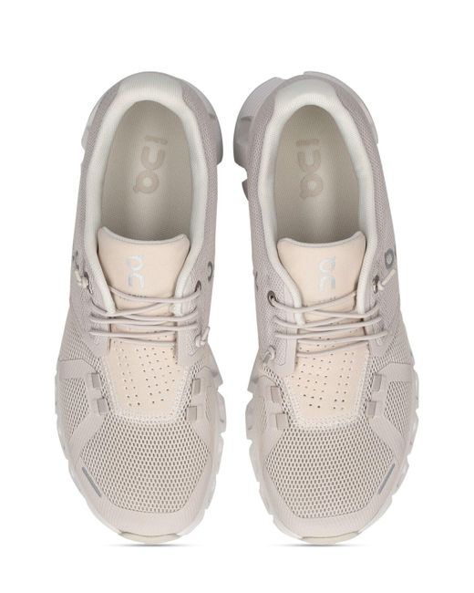 On Shoes White Sneakers "cloud 5"