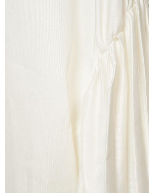Camicia quico in seta di Khaite in White
